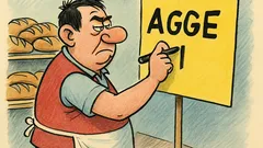 Banc: Intră un analfabet la supermarket...