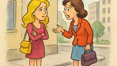 Banc: O blondă își caută prietenii